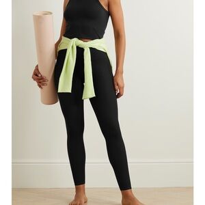 BLACK LULULEMON ALIGN HIGH-RISE PANT 25 SIZE 14 .